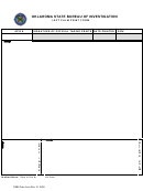 Osbi Palm Print Form Specifications - State Of Oklahoma Printable pdf