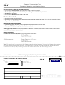 Form 20-v, Oregon Corporation Tax Payment Voucher