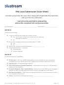 Fha Loan Submission Cover Sheet - Blustream Lending