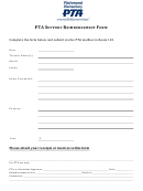 Pta Support Reimbursement Form