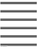 Music Paper With Six Staves On Letter-sized Paper In Portrait Orientation