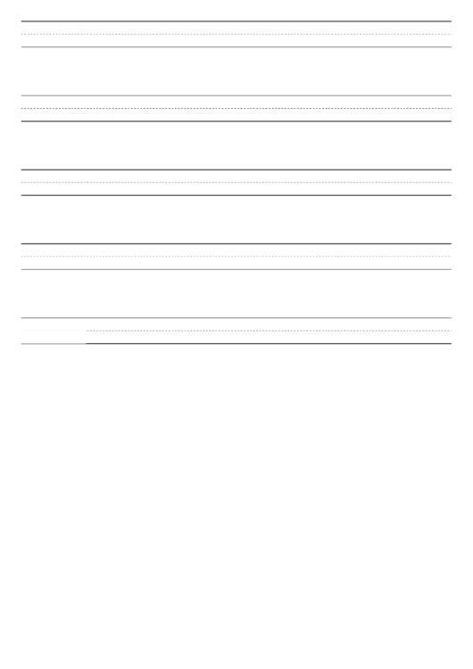 Penmanship Paper With Five Lines Per Page On Letter-Sized Paper In Landscape Orientation Printable pdf