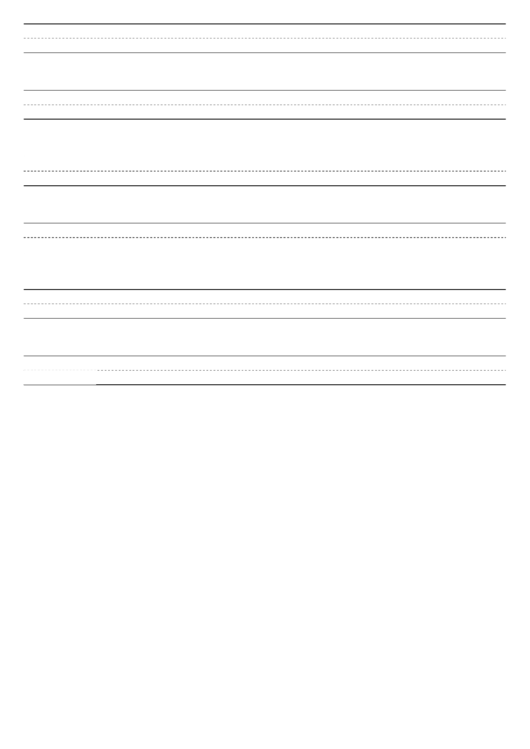 Penmanship Paper With Six Lines Per Page On Letter-Sized Paper In Landscape Orientation Printable pdf