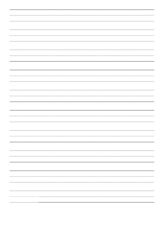 Penmanship Paper With Ten Lines Per Page On Letter-Sized Paper In Portrait Orientation Printable pdf