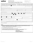 Form Gc-1564 - Commercial Prescription Drug Claim Form - 2012