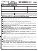 Form W-ra - Required Attachments Form - 2016