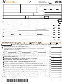 Form I-016 - Schedule H, Wisconsin Homestead Credit - 2016