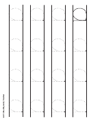 Small Letter A Tracing Sheets For Children