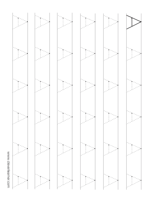 Letter A Tracing Sheet For Children Printable pdf