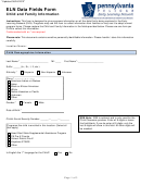 Child And Family Information Form Printable pdf