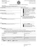 Form Doa-6448 (substitute W-9) - Taxpayer Identification Number (tin) Verification - State Of Wisconsin Department Of Administration