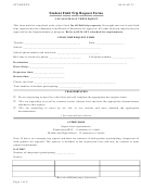 Student Field Trip Request Forms