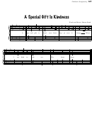 A Special Gift Is Kindness (words And Music: Sharon Steed)