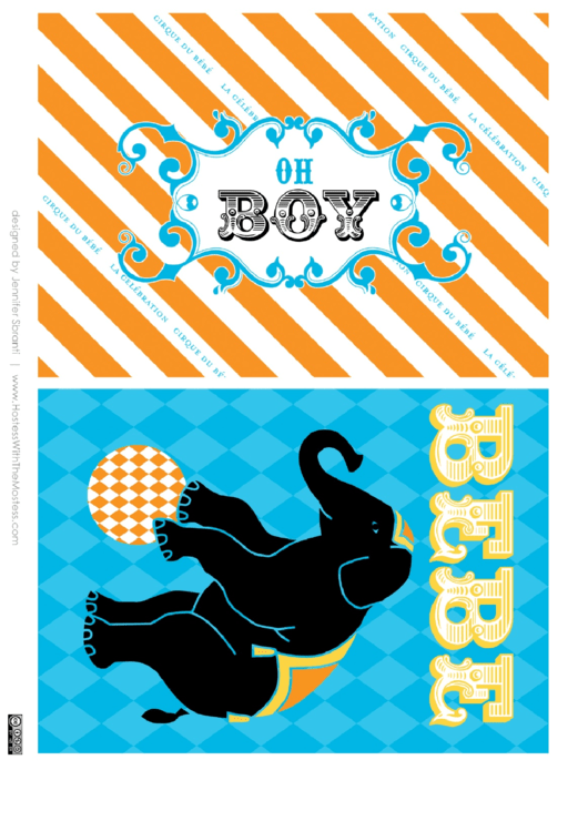 Baby Boy Announcement Template Printable pdf