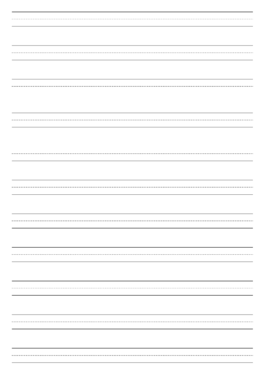 Penmanship Paper With Twelve Lines Per Page On Ledger-Sized Paper In Portrait Orientation Printable pdf