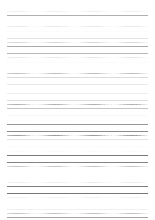 Penmanship Paper With Fifteen Lines Per Page On Ledger-Sized Paper In Portrait Orientation Printable pdf