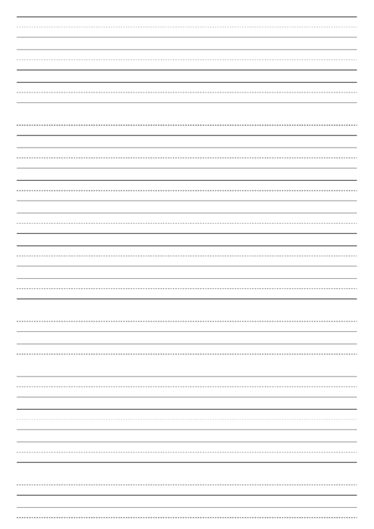 Penmanship Paper With Seventeen Lines Per Page On Ledger-Sized Paper In Portrait Orientation Printable pdf