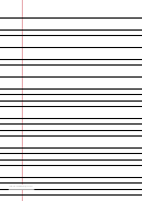 Lined Paper Wide-ruled On A4-sized Paper In Portrait Orientation