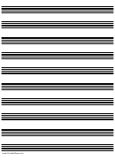 Music Paper With Ten Staves On A4-sized Paper In Portrait Orientation