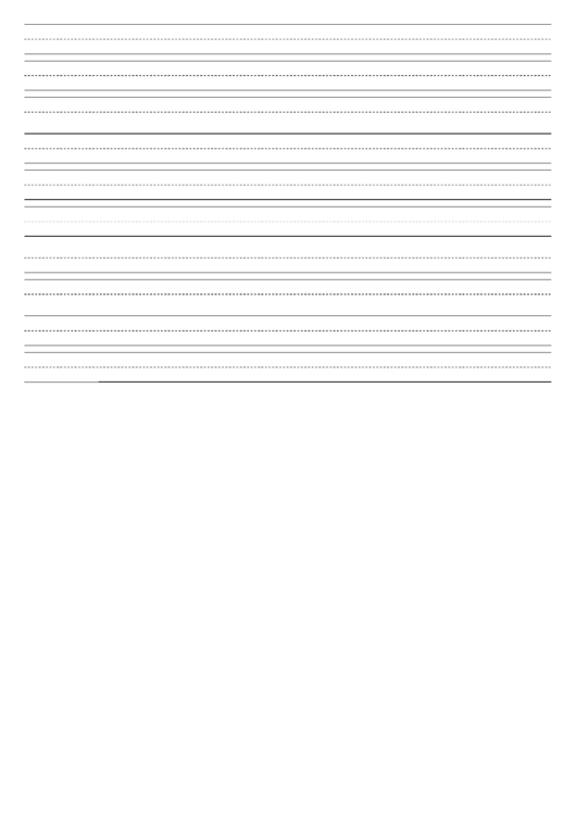 Penmanship Paper With Ten Lines Per Page On A4-Sized Paper In Landscape Orientation Printable pdf
