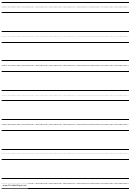 Penmanship Paper With Seven Lines Per Page On A4-sized Paper In Portrait Orientation