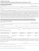 Auburn University Youth Program/camp Medical Information And Release Form