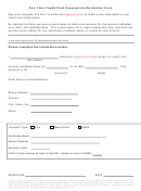 Credit Card Payment Authorization, Registration Form