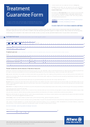 Treatment Guarantee Form Printable pdf