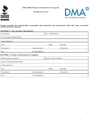 Dma/bbb Dispute Resolution Program Complaint Form