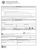 Fillable Manufactured Home Bill Of Sale/change Printable pdf