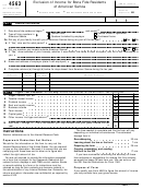 Form 4563 - Exclusion Of Income For Bona Fide Residents Of American Samoa Printable pdf