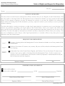 Form I-826 - Notice Of Rights And Request For Disposition