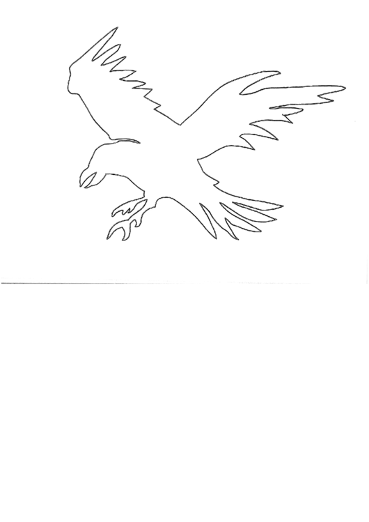 Bird Template - Eagle Printable pdf