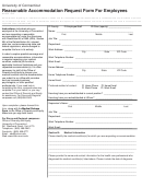 Reasonable Accommodation Request Form For Employees - University Of Connecticut