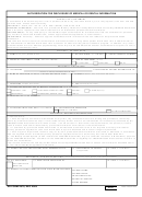 Fillable Dd Form 2875 - System Authorization Access Request (saar ...