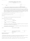 B2800 (form 2800) - Disclosure Of Compensation Of Bankruptcy Petition Preparer