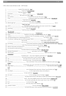 All Tenses English Grammar Worksheet With Answers