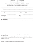 Privacy Release And Constituent Information Form