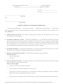 Order Form Of Referral To Parenting Coordinator