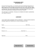 Mda Director Position Background Check Consent Form