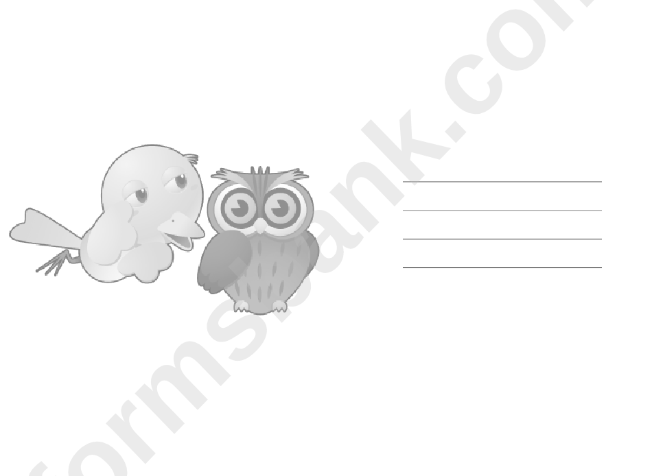 Owl Invitation Template