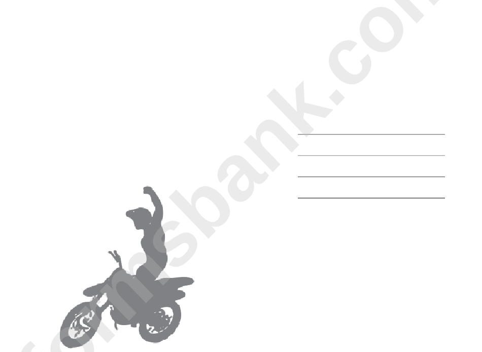 Motorbike Invitation Template