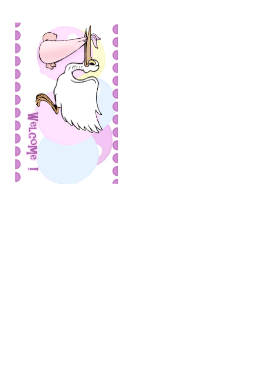 Baby Shower Card Template Printable pdf