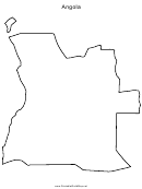 Angola Map Template