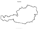 Austria Map Template