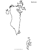 Bahrain Map Template