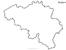 Belgium Map Template