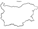 Bulgaria Map Template