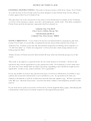 Notice Of Tort Claim Printable pdf