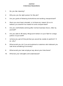 Janitor Interview Questions